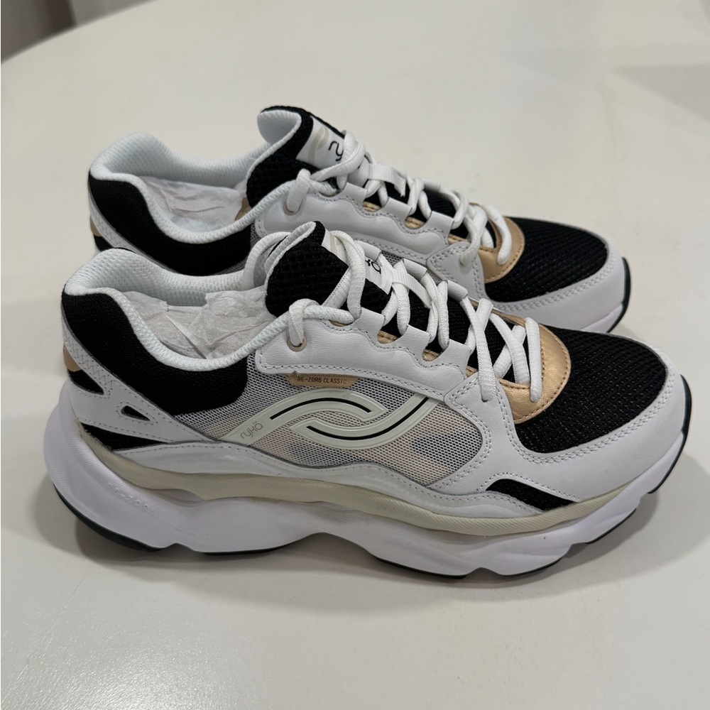 Ryka Women's Black and White Sneakers